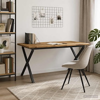 vidaXL Live Edge Matbord 160 x 80 x 75 cm Massivt Akaciaträ Vit