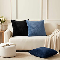 vidaXL Kuddöverdrag 12 st HEERLEN Ljusblå 50 x 50 cm Flanell