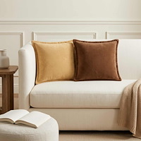 vidaXL Kuddöverdrag 6 st HOUTEN Taupe 40 x 40 cm Flanell