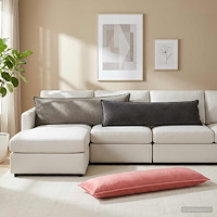 vidaXL Kuddöverdrag 2 st HOUTEN Rosa 40 x 145 cm Sammet