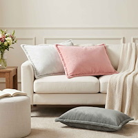 vidaXL Kuddöverdrag 2 st HOUTEN Rosa 50 x 75 cm Flanell