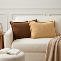 vidaXL Kuddöverdrag 6 st HOUTEN Taupe 30 x 50 cm Flanell