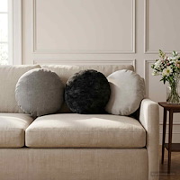 vidaXL Kasta Kudde 6 st HEERLEN Antracit Diam. 40 cm Chenilletyg