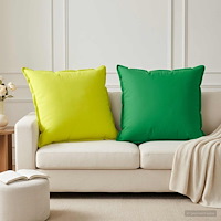 vidaXL Kasta Kudde 2 st HOUTEN Grön 70 x 70 cm Polyester