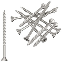 vidaXL Skruvar 100 pcs Silver Ø 2.88 x 45 mm A2 rostfritt stål