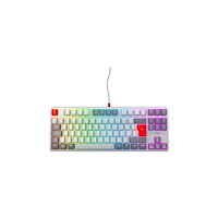 CHERRY CHERRY XTRFY K4V2 - Retro Edition - tangentbord - RGB - 80% TKL - QWERTY - hela norden - grå Inmatningsenhet