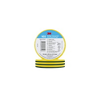3M 3M Temflex elektrisk vinyltejp 165, grön/gul, 19 mm x 20, 1...
