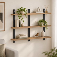 vidaXL Vägg hylla Artisan-ek 79.5 x 13.5 x 58 cm Konstruerat trä