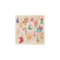 PAPSTAR Servett PAPSTAR Deco 3-lags 33cm 20/fp