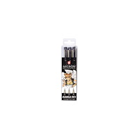 Sakura Sakura Pigma Micron Manga – svarta fineliners, 3-pack / Manga Set Pigma Micron 3-pieces
