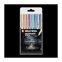 Sakura Sakura Gelly Roll Moonlight – pastellfärger, 8-pack / Gelly Moonlight Pasel set 8