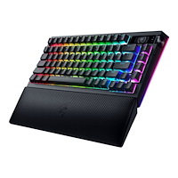 Razer Razer BlackWidow V4 Pro - tangentbord - 75% - med OLED-display, kommandoknäpp - QWERTY - USA, internationellt Inmatnings...