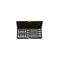 TECOS TECOS Top Set 3/8" 16 delarkort och lång Unbrako® från 4 til...