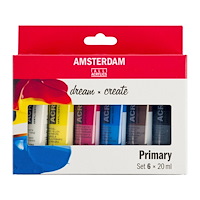 Metalimo Amsterdam  Akrylfärgsset Pastel 6 × 20 ml