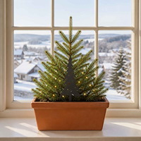 vidaXL Trädgårdspinne 20 x 6 cm Stål Svart