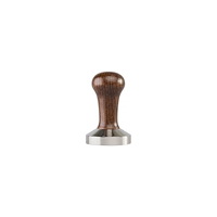 Motta Motta kaffetamper 58 mm i rostfritt stål med trähandtag, bru...
