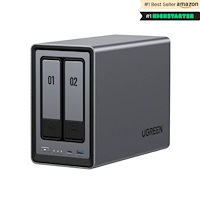 Ugreen UGREEN NASync DXP2800 NAS med 2 fack, Intel N100, 8 GB DDR5,...