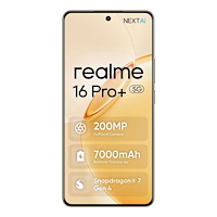 Realme realme 16 Pro+, 17,3 cm (6.8"), 1280 x 2800 pixlar, 12 GB, 5...
