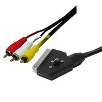 LogiLink Scart till 3x RCA