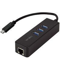 LogiLink USB-C 3-Port Hub Gigabit RJ45