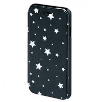 Hama Plånboksväska DesignLine iPhone 6/7/8/SE Star Glow Black