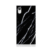 IDECOZ Mobilskal Svart Marble iPhone XR