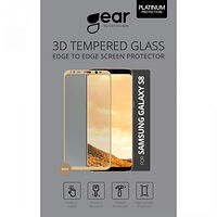 GEAR Härdat Glas 3D Full Cover Guld Samsung S8