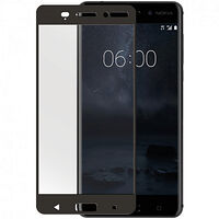 GEAR Härdat Glas 3D Full Cover Svart Nokia 6 2017