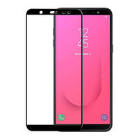 GEAR Härdat Glas 3D Full Cover Svart Samsung J8 2018
