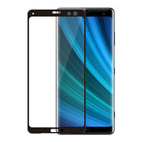GEAR Härdat Glas 3D Full Cover Svart Sony Xperia XZ3