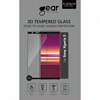 GEAR Härdat Glas 3D Full Cover Black Sony Xperia 5