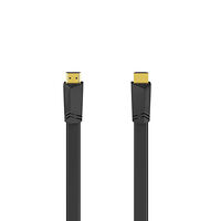 Hama Kabel HDMI Ethernet Platt Svart 3m