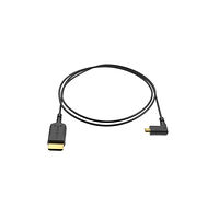 8SINN Kabel Micro HDMI-HDMI Vinklad Extra Tunn 40cm