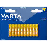 Varta Longlife AAA / LR03 Batteri 10-pack