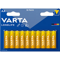 Varta Longlife AA / LR6 Batteri 10-pack