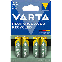 Varta Recycle Laddningsbart batteri AA 2100 mAh 4-p