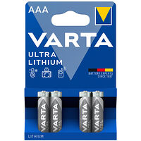 Varta Ultra Lithium AAA / LR03 Batteri 4-pack