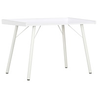 vidaXL Skrivbord vit 90x50x79 cm