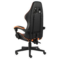 vidaXL Gamingstol svart och orange konstläder