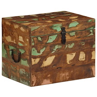 vidaXL Förvaringslåda återvunnet trä