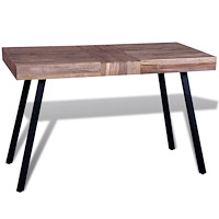 vidaXL Bord i återvunnen teak