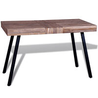 vidaXL Bord i återvunnen teak