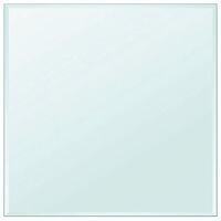 vidaXL Bordsskiva härdat glas 800x800 mm kvadratisk