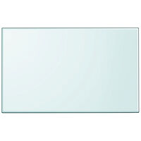 vidaXL Bordsskiva härdat glas rektangulär 1000x620 mm