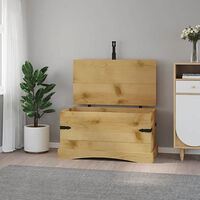 vidaXL Förvaringskista mexikansk Coronastil furu 91x49,5x47 cm