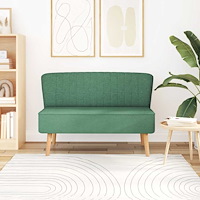 vidaXL Soffa 117x55,5x77 cm tyg grön