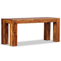 vidaXL Bänk massivt akasieträ 110x35x45 cm