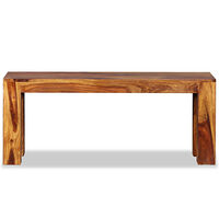 vidaXL Bänk massivt akasieträ 110x35x45 cm