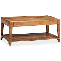 vidaXL Soffbord massivt trä 88x50x38 cm
