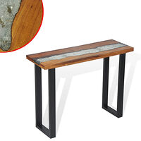 vidaXL Konsolbord i teak 100x35x75 cm